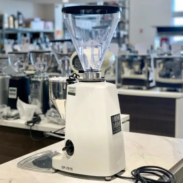 Demo Mazzer Super Jolly Electronic In White Coffee Espresso