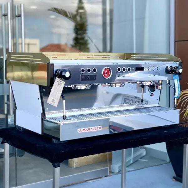 Demo-New 2020 Gold-Matt White La Marzocco PB Commercial