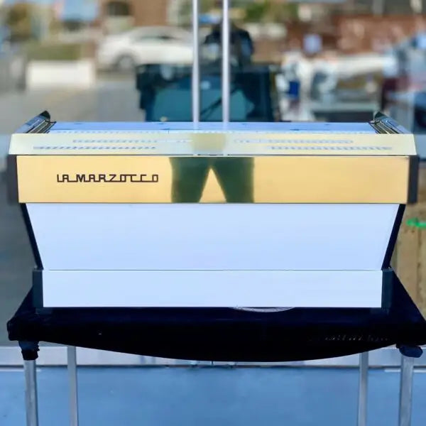 Demo-New 2020 Gold-Matt White La Marzocco PB Commercial