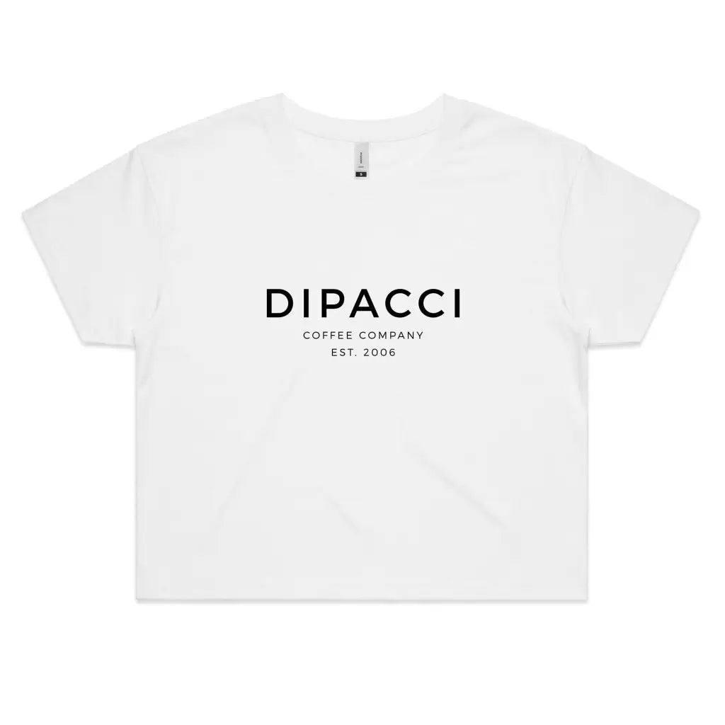 Dipacci - Women’s Crop Tee - White / Extra Small