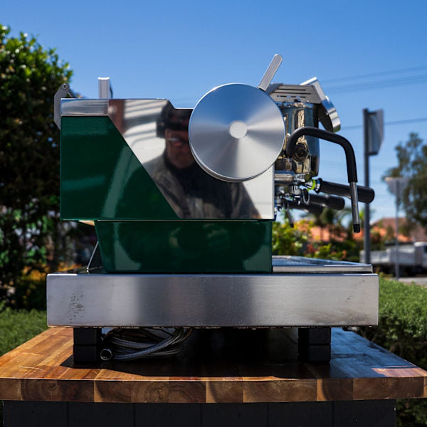 Pre-Loved Custom XLVI STH-9 3 Group Multi Boiler Coffee Machine – Green