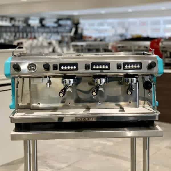 Pre Owned Expobar Ruggero High Cup 3 Group Commercial Coffee Machine