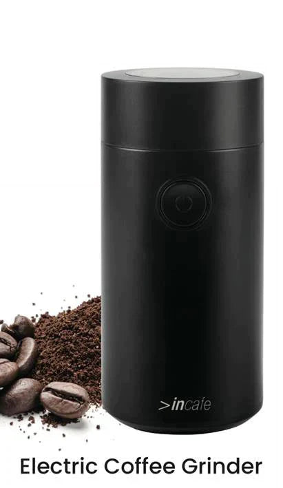 Incafe Electric Coffee Grinder Black Matt