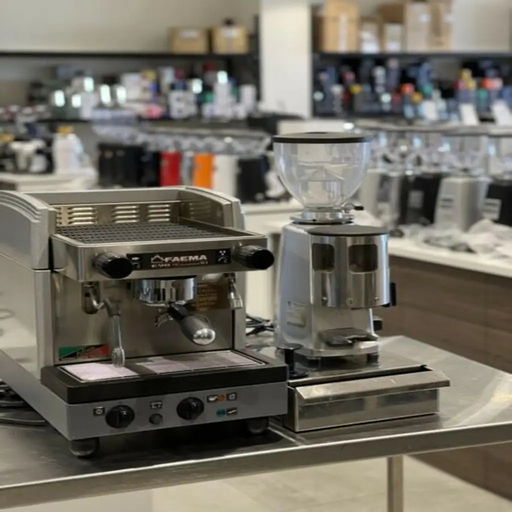 Faema Semi Commercial Coffee Machine & Mazzer Grinder