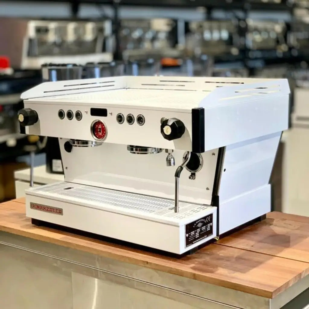 Full Custom White 2 Group La Marzocco PB Commercial Coffee