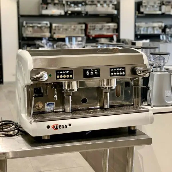 Immaculate 2 Group Wega Polaris Commercial Coffee Machine