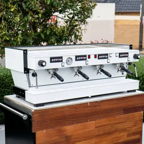 Immaculate Custom 4 Group La Marzocco Linea AV High Cup