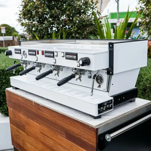 Immaculate Custom 4 Group La Marzocco Linea AV High Cup