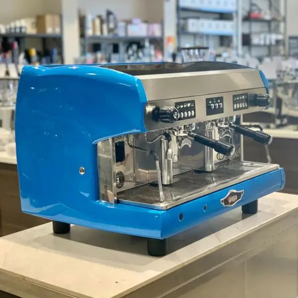 Immaculate Custom Blue High Cup Wega Commercial Coffee