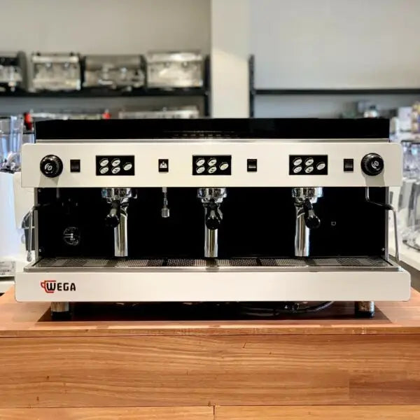 Immaculate Used 3 Group Wega Commercial Coffee Machine In