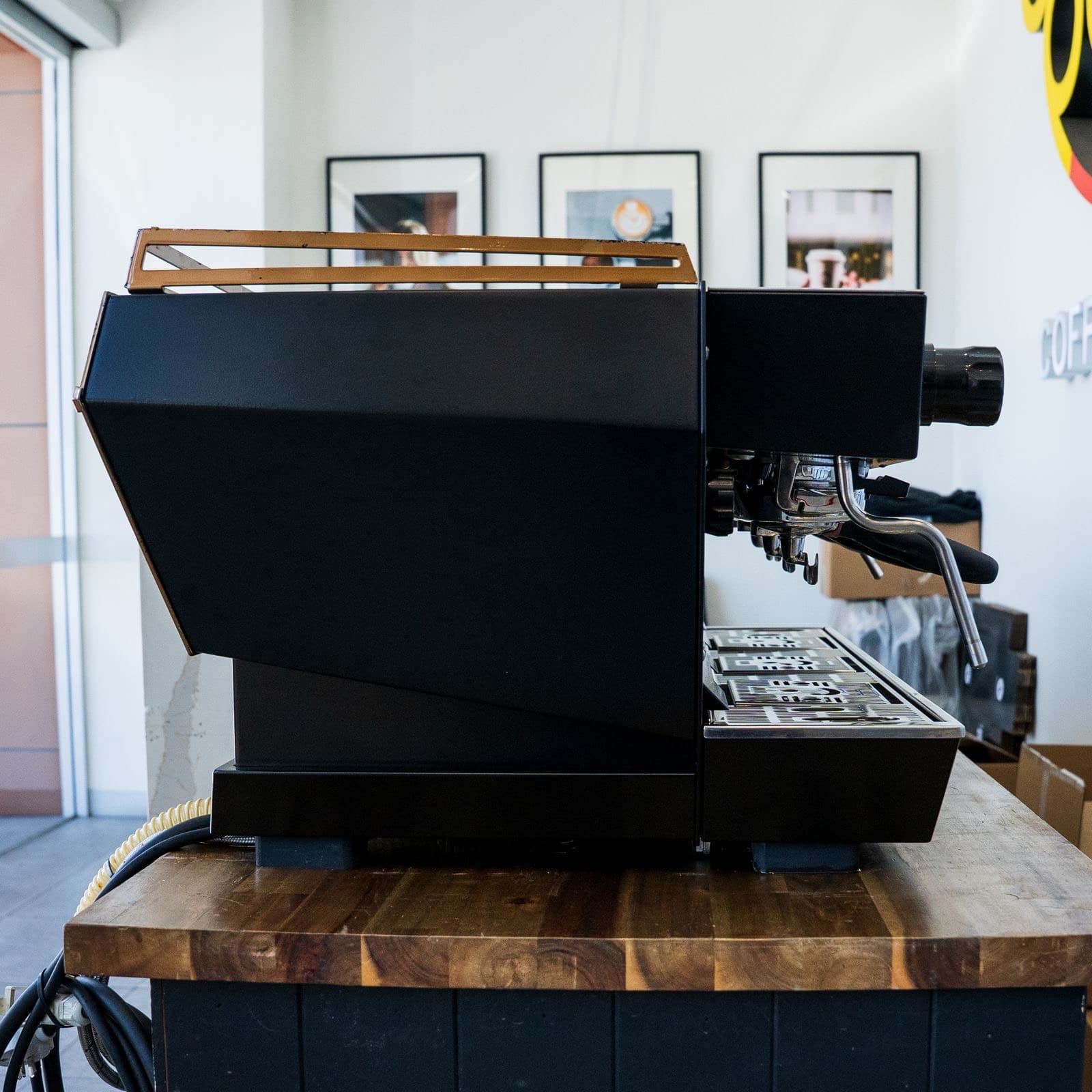 Pre-Loved 3 Group La Marzocco KB90 ABR Matte Black Coffee Machine