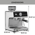 Kenmore Elite Auto - Tamping Espresso Machine Package ( Free 250g coffee, knock bin & 350 Ml Milk Jug - Australia - Di Pacci