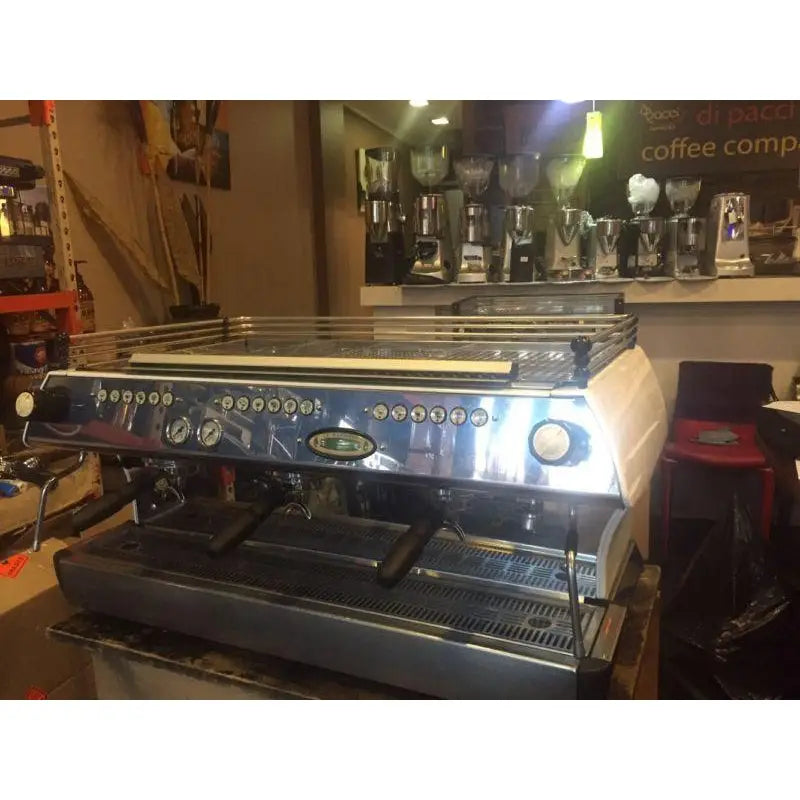 La Marzocco Used 3 Group La Marzocco FB80 In Pearl White