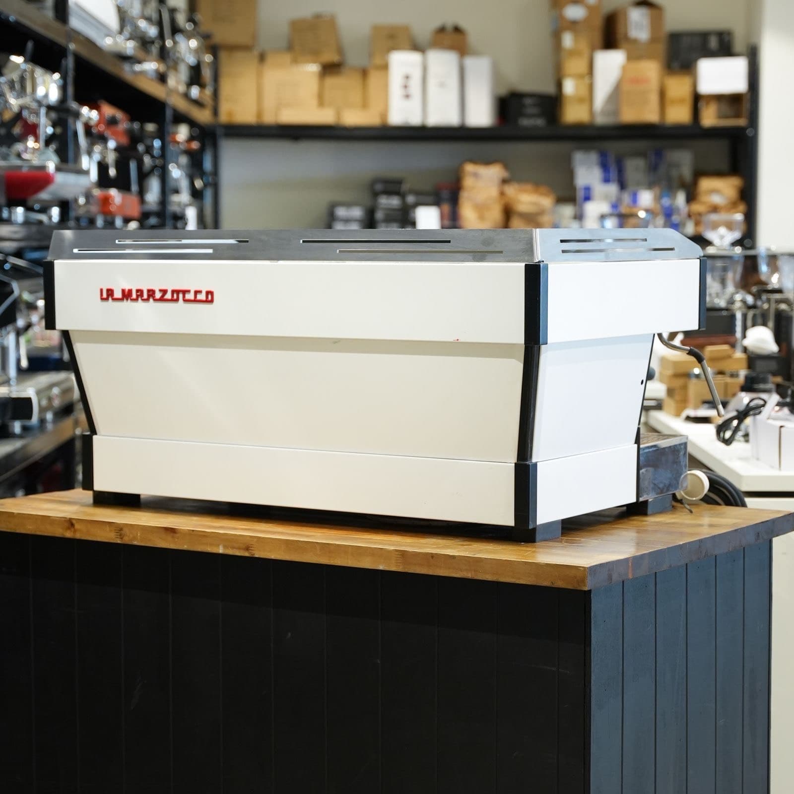 Pre-Loved La Marzocco Linea PB 3 Group White Espresso Machine