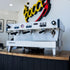 Late Model La Marzocco Linea PB 3 Group White Tall Cup Machine