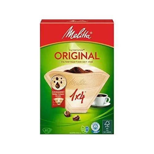 Melitta Paper Filters 1x4 - 80’s pack - ALL