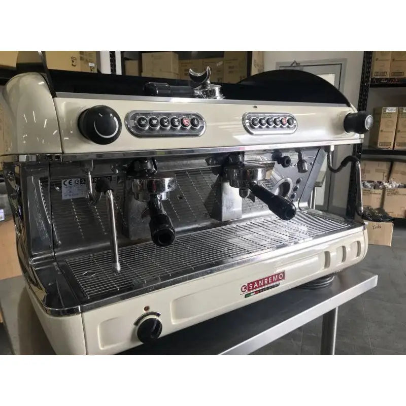 Pre-Owned 2 Group Sanremo Verona Commercial Coffee Machine -