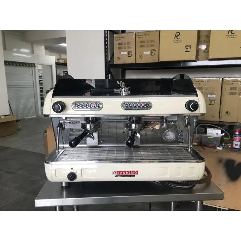 Pre-Owned 2 Group Sanremo Verona Commercial Coffee Machine -