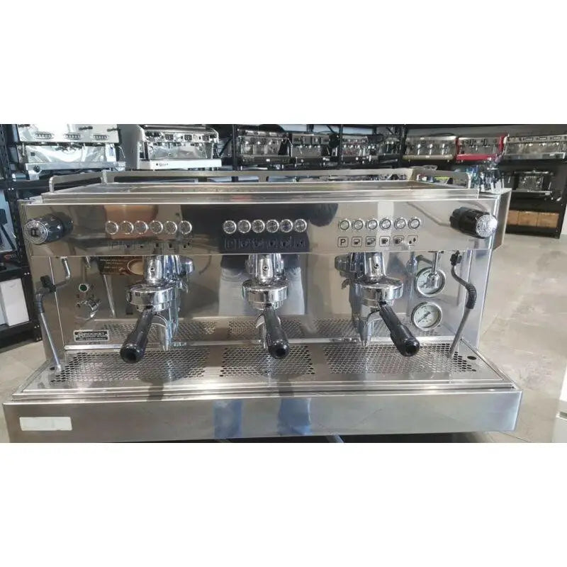 Pre Owned 3 Group Rocket Boxer Commercial Coffee Machine -