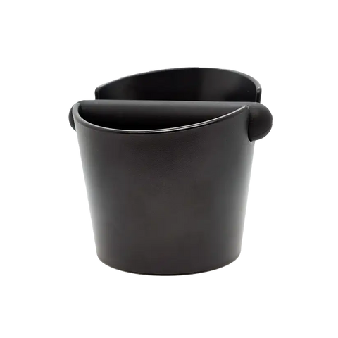 Precision benchtop espresso knock box in black