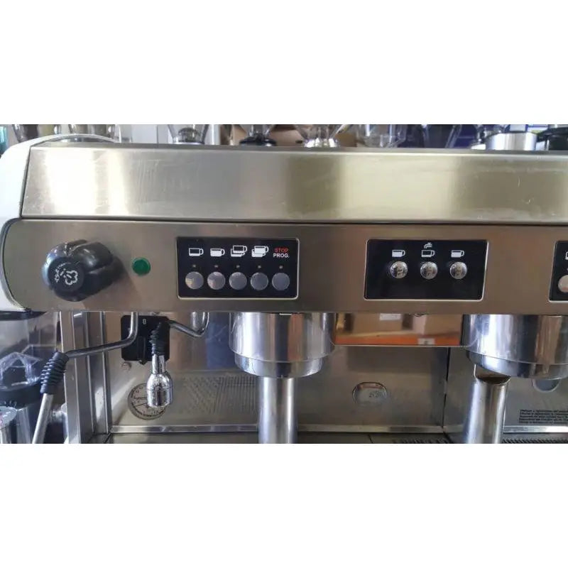 Re-furbished 2 Group Wega Polaris In White Commercial Coffee