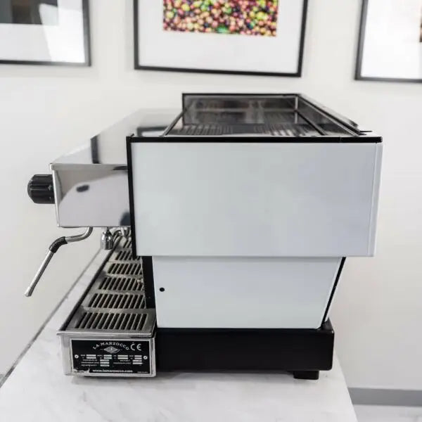 Stunning Late Model Shot Timer La Marzocco Custom In White