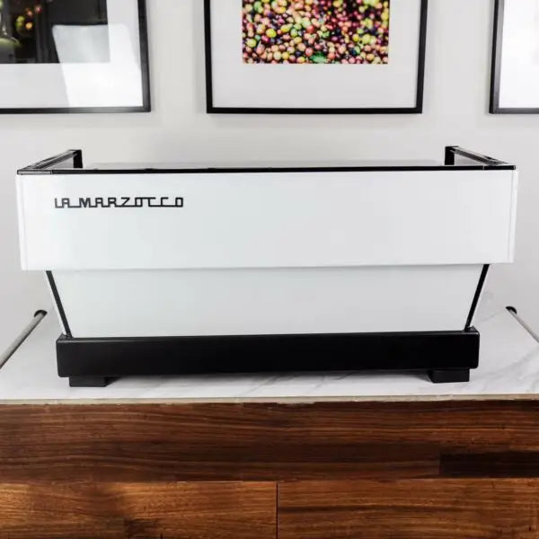 Stunning Late Model Shot Timer La Marzocco Custom In White