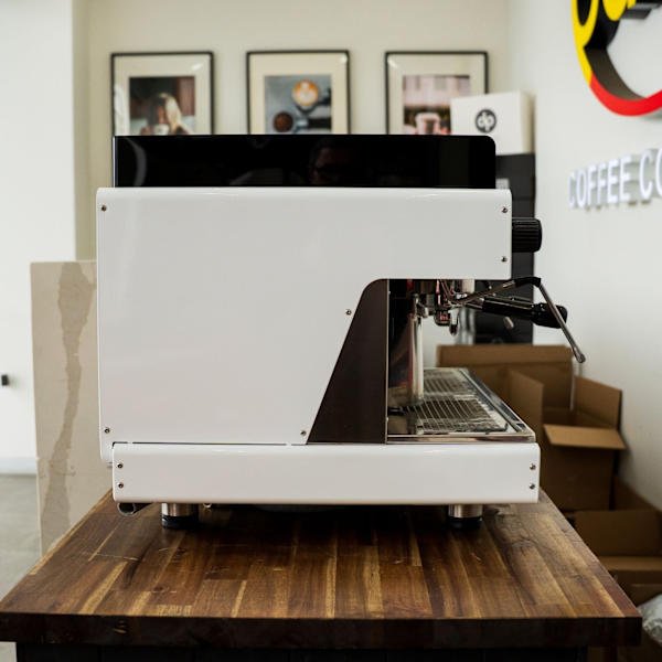 Used Jaw - Dropping White Wega Pegaso Tall Cup – 15 Amp Gloss Finish - Australia - Di Pacci