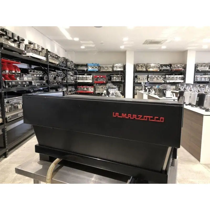 Used Matte Black 3 Group La Marzocco Linea Commercial Coffee