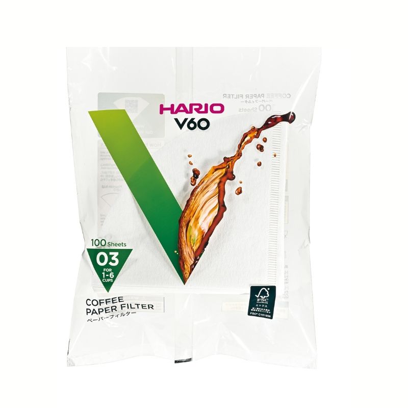 Hario V60 Paper Filter 03 - 100 Pack