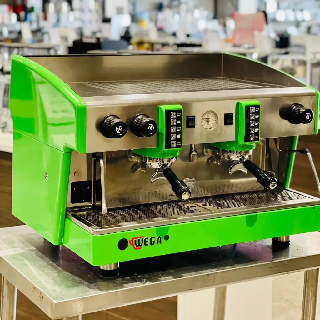 Wega Wega Atlas Used Hot Green Commercial Coffee Machine -