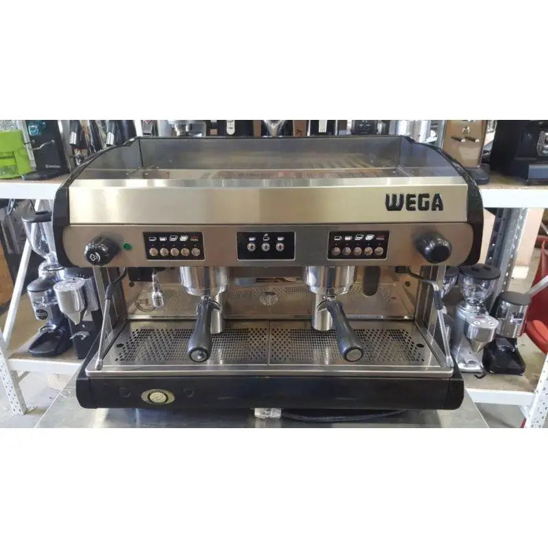 Buy Wega Polaris 2 Group In Black Commercial Coffee Machine For Cafe